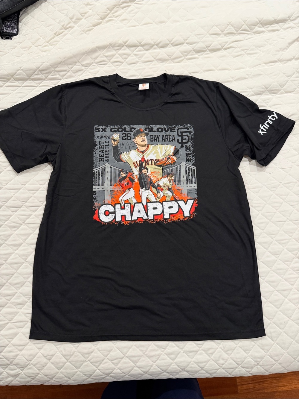 Matt Chapman SGA 7/26 "Chappy" San Francisco Giants T-Shirt Mens XL